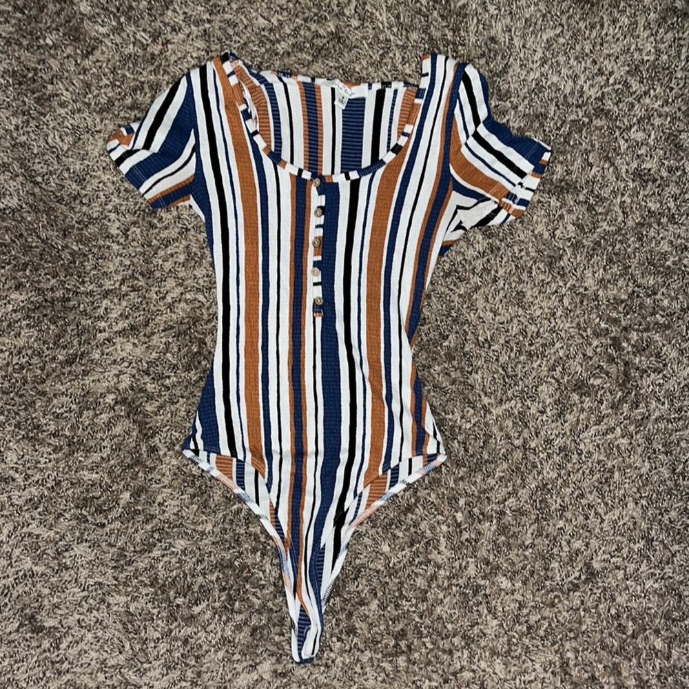Love Tree Striped Bodysuit